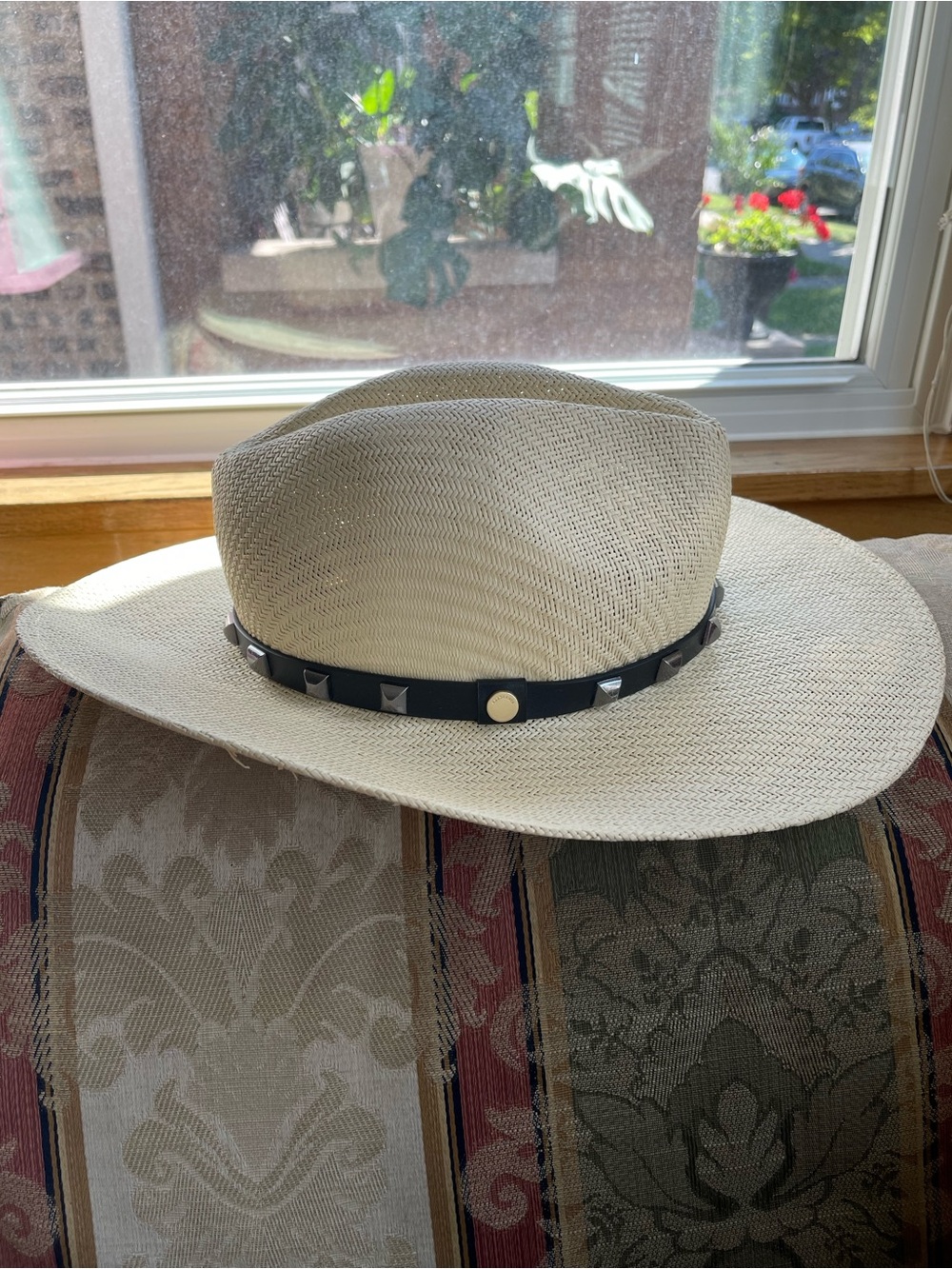 All Saints Pyramid Stud Panama Hat